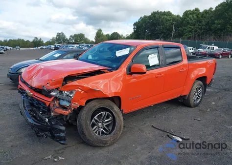 2021 Chevrolet Colorado 4Wd Short Box Wt from USA, damaged, VIN 1GCGTBEN7M1254309